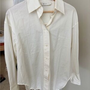 Neiwai Cream Button-Up Shirt - S